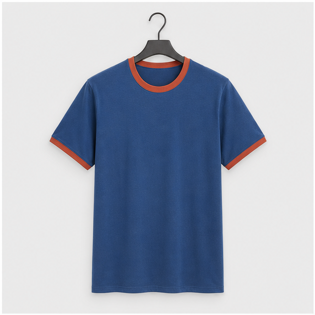 Men's Short-Sleeve Ringer T-Shirt - front view