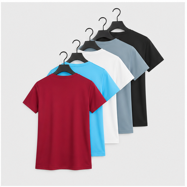 6 Pack Workout Tops for Women Short Sleeve UPF Sun Protection Athletic T Shirts Quick Dry Tennis Yoga Running Crew Neck Tee -